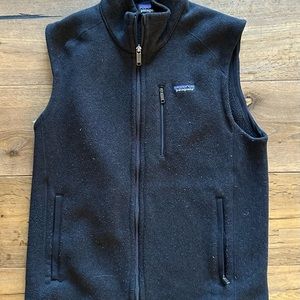 Nearly new Patagonia better sweater vest in black